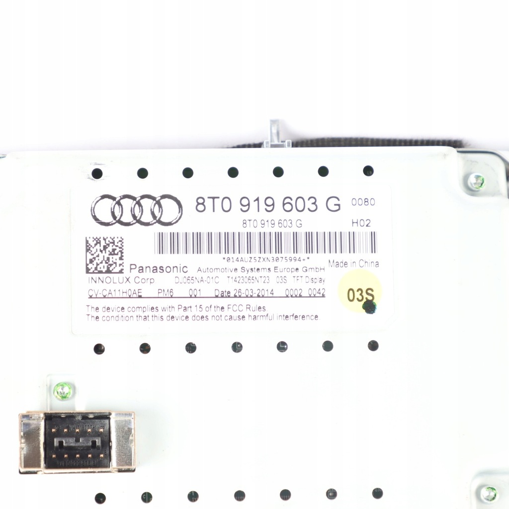 фото №11, Audi a5 8t дисплей екран радіо навігація 8t0919603g