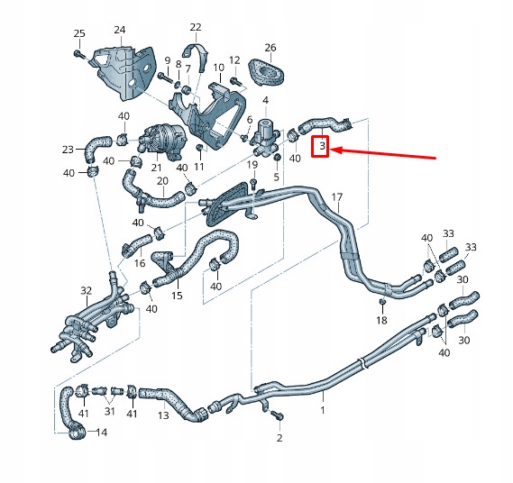 фото №1, Audi a6 c8 двигатель охлаждающая жидкость шланг 4k0145934l original