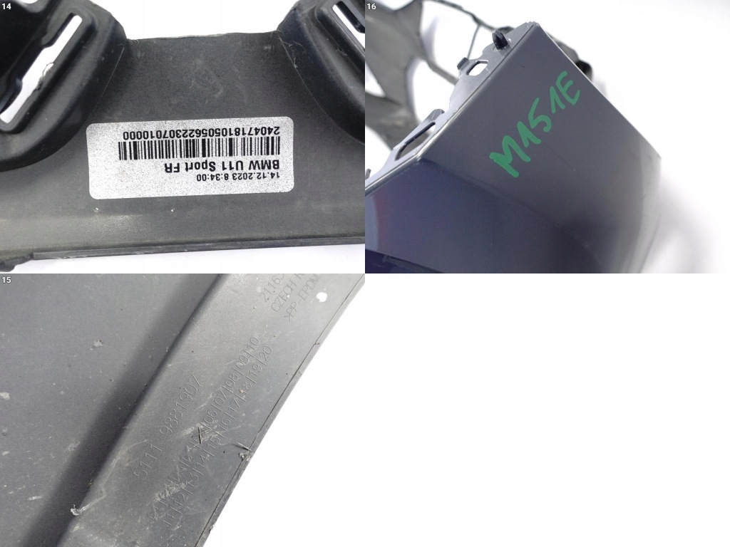 Bmw x1 u11 m-pakiet 22- бампер перед pdc Оригинал