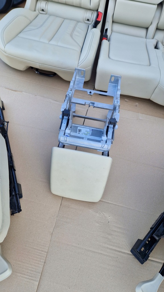 фото №8, Сидіння заднє сидіння обшивки audi q5 lift 80a шкіра електрика підігрів jak nowe