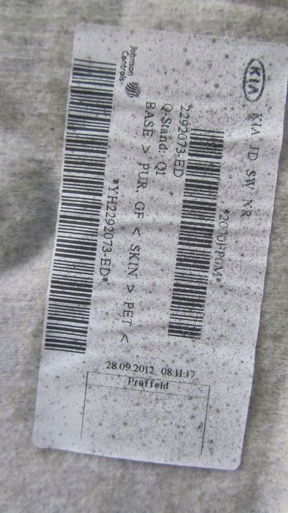 фото №11, Kia ceed ii kombi потолок 12-16 137