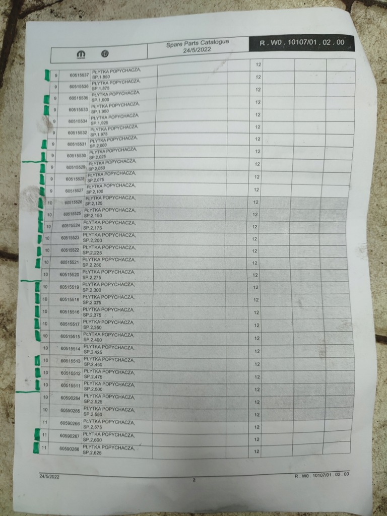 фото №4, Alfa romeo gtv spider 155 166 подкладка пластина регулировки клапанов busso v6