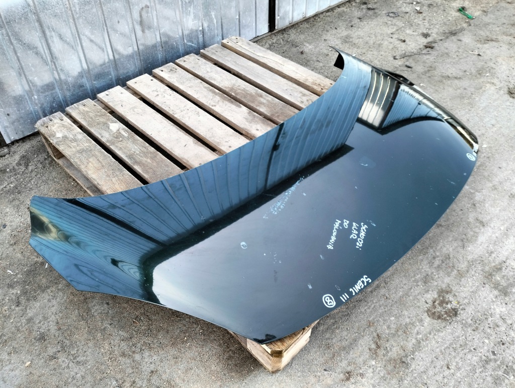 Капот крышка двигателя renault scenic 3 3 lata 2008-2012 цвет tednh Оригинал