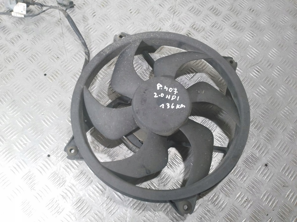 фото №5, Вентилятор радиатора peugeot 407 sw 2.0 hdi