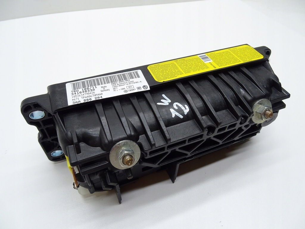 фото №11, Подушка пассажира воздушная подушка безопасности vw passat cc b7 3aa880204