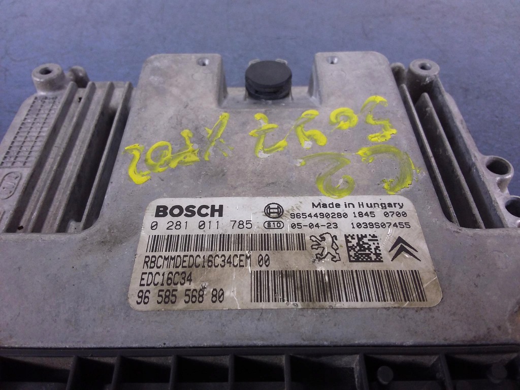 фото №4, Citroen c2 i 1.4 hdi бортовий комп'ютер блок керування двигуна