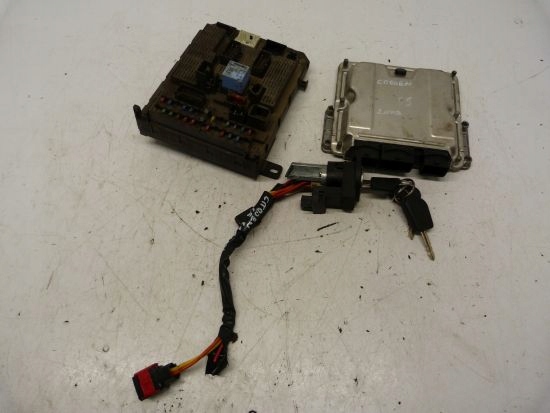 фото №1, Замок зажигания бортовой компьютер 0281010808 иммобилайзер citroen c5 hdi