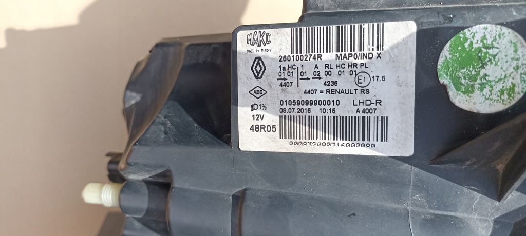 фото №10, Lampaprawa renault clio iv 4 full led 260100274r