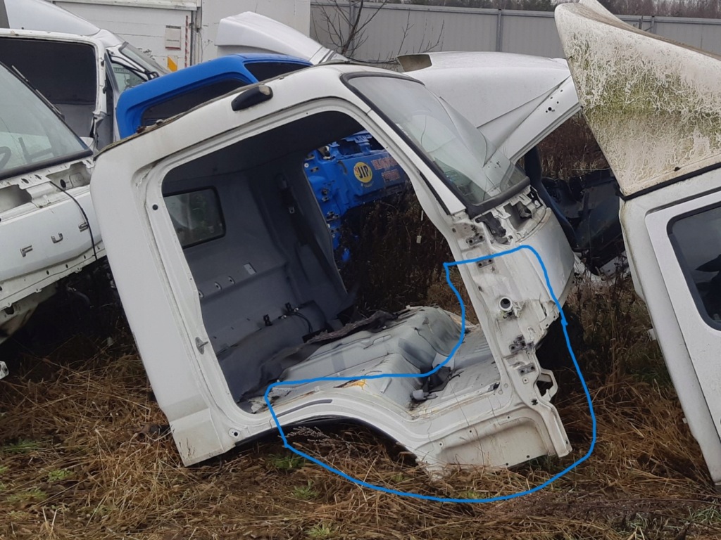 фото №7, Кабина mitsubishi canter fuso четверть пол блок двигателя