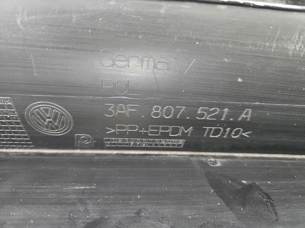 фото №13, Vw passat b7 2010 - 2014 спойлер бампера задняя 3af807521a