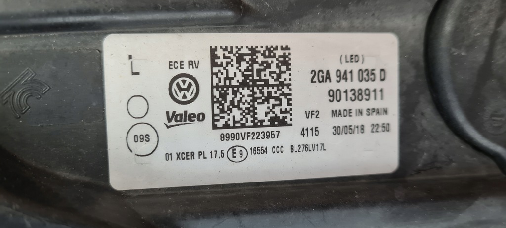 фото №4, Фара левый full led vw t-roc