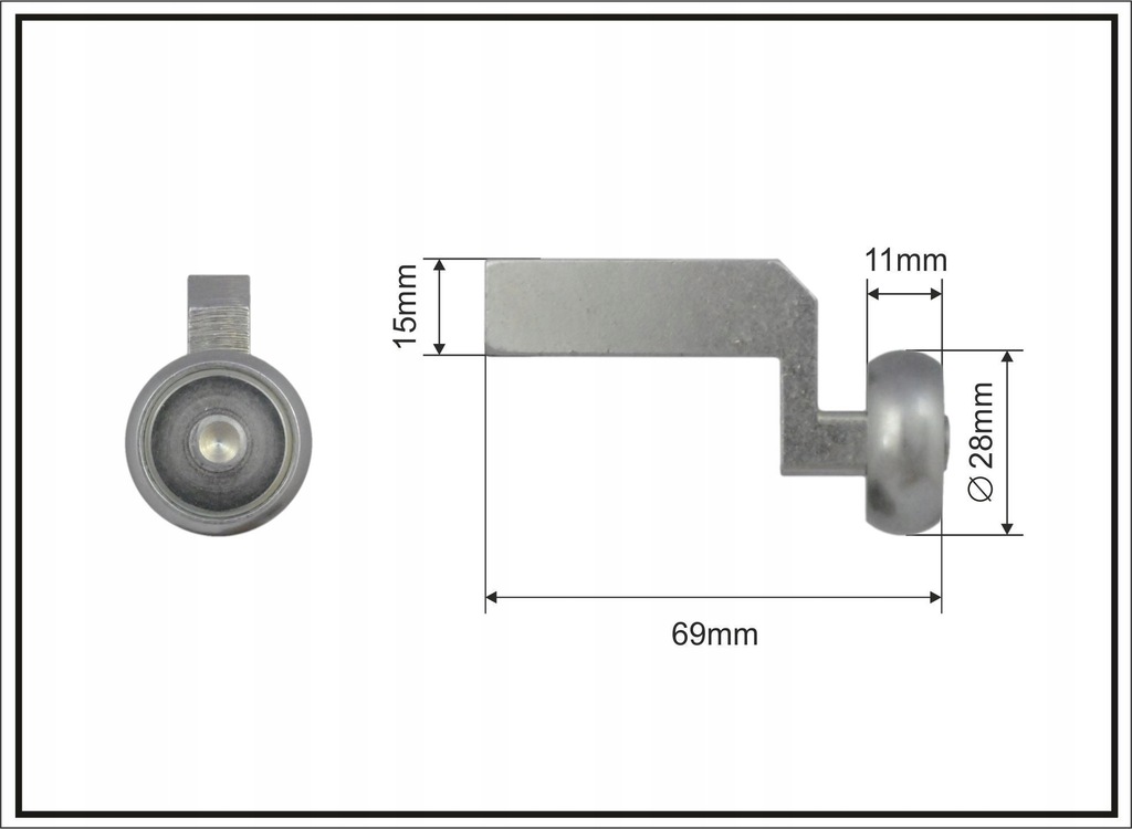 фото №1, Ролик нижня шторка wihag