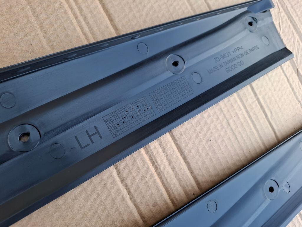 фото №11, Накладки поріг do bmw f32 f33 f36 m набір чорний накладки порогові na пороги