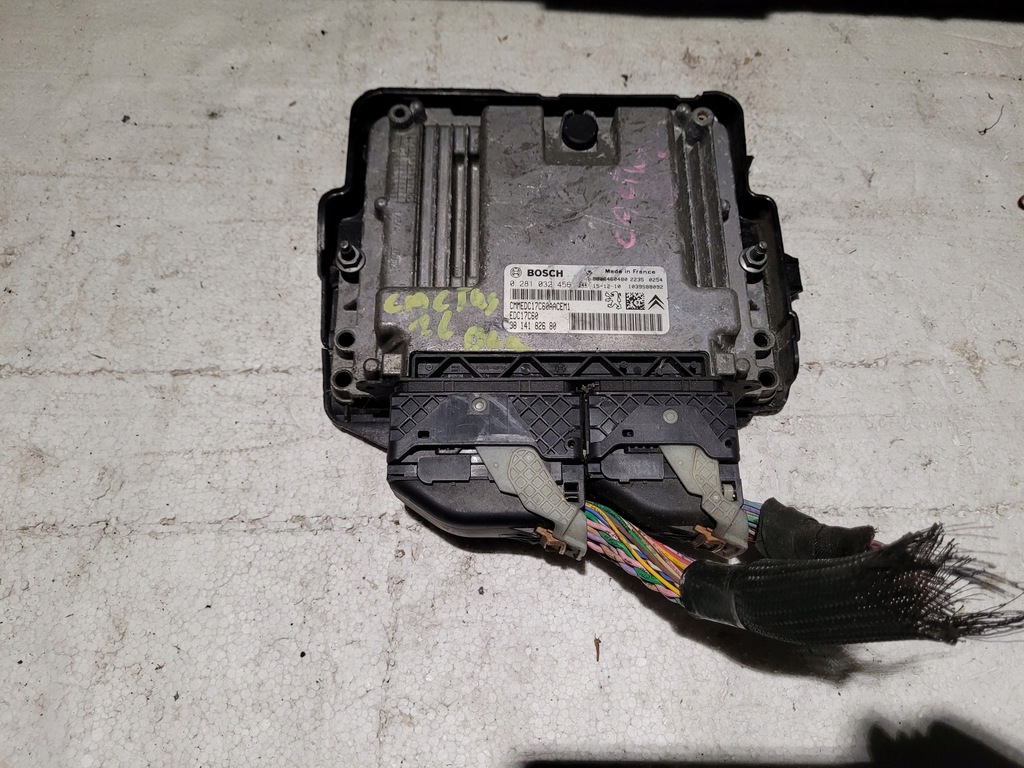 фото №1, Бортовой компьютер двигателя citroen оригинальный номер 0261201683