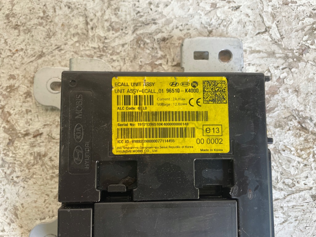 фото №2, Модуль ecall sos hyundai kona electric 20 r