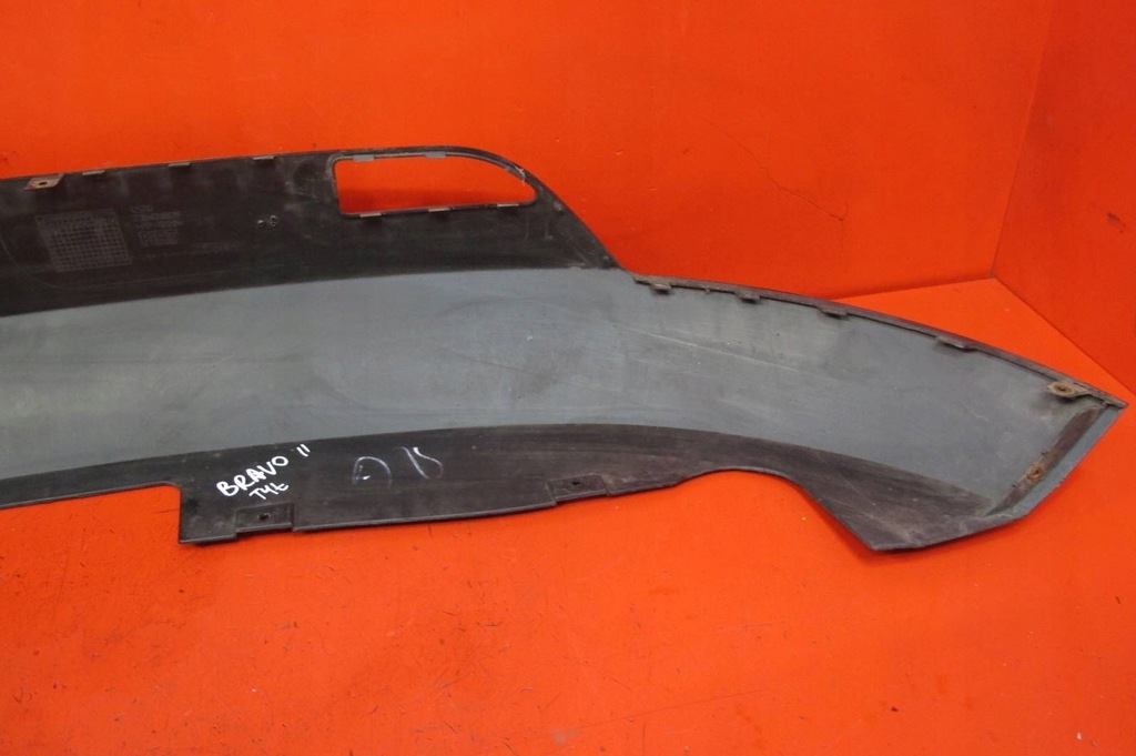 фото №11, Fiat bravo ii 2 накладка спойлер бампера задня заднього 735426839