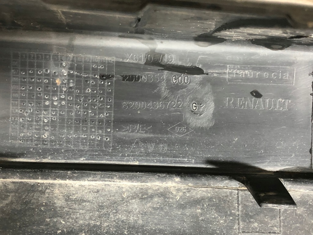 фото №12, Renault kangoo ii 2008- бампер задняя задний 8200436722g