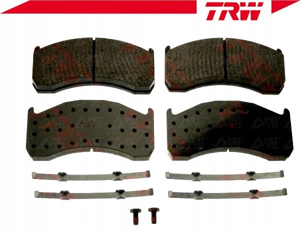 фото №3, Тормозные колодки тормозные volvo перед fh fm fmx 93- trw