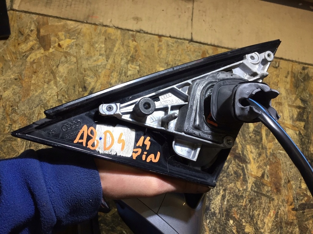 фото №13, Audi a8 d4 дзеркало ліва 14 pin ly7g фотохромний