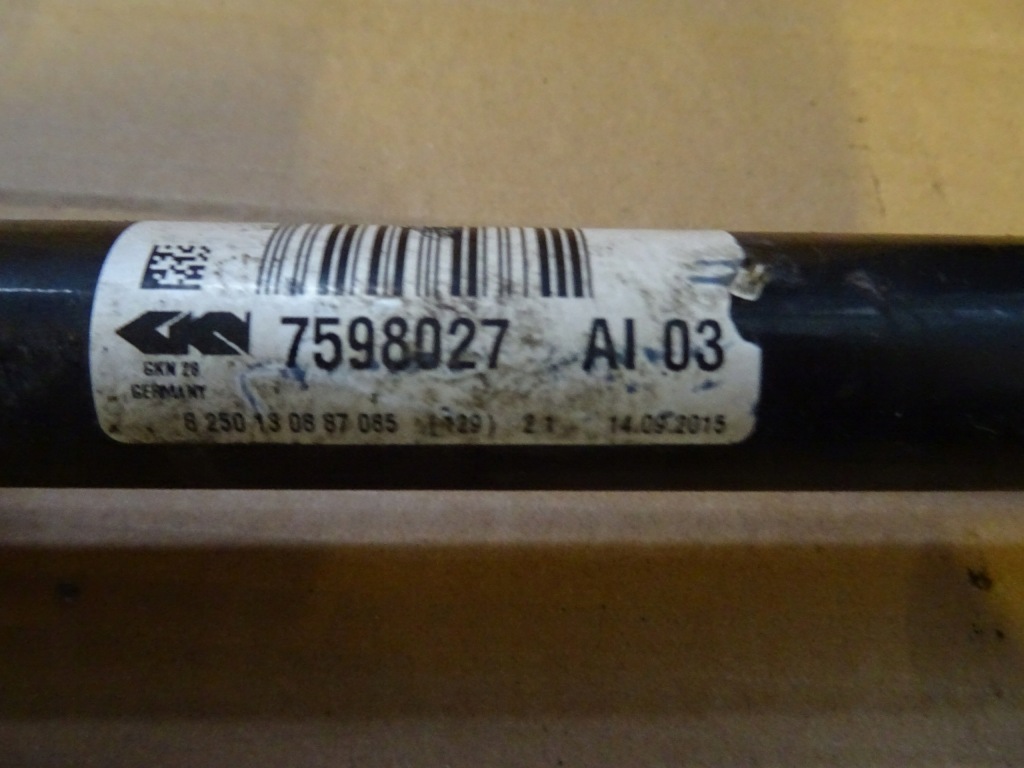 фото №4, Bmw x3 f25 привідний вал ліва 7598027