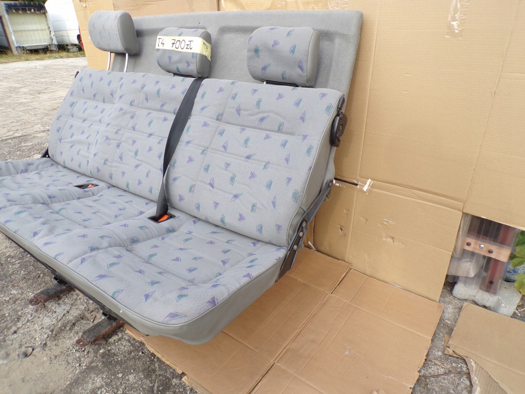 фото №8, Vw transporter t4 сидіння заднє сидіння 3 місцева iii ряд