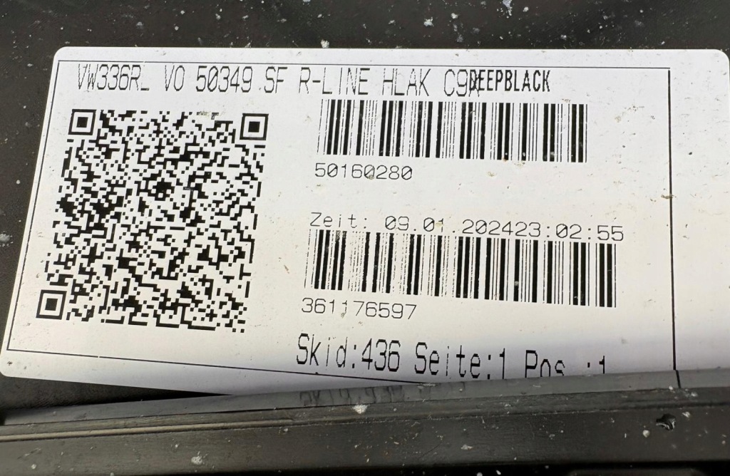 фото №14, Vw tiguan 3 iii kompletny бампер перед передний 6xpdc чёрный c9x r-line rs