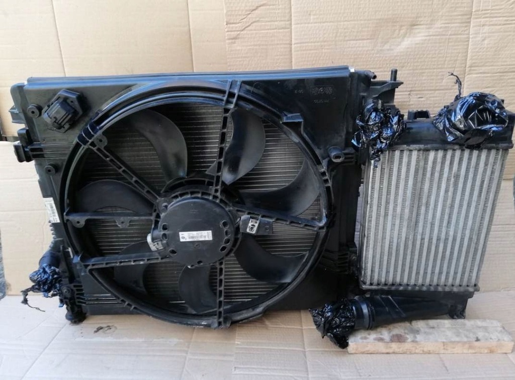 фото №1, Радиатор pas вентилятор интеркулер kadjar 1,5dci