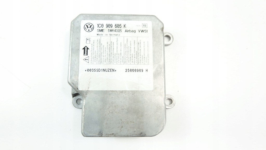фото №1, Vw fox модуль блок керування подушок 1c0909605k