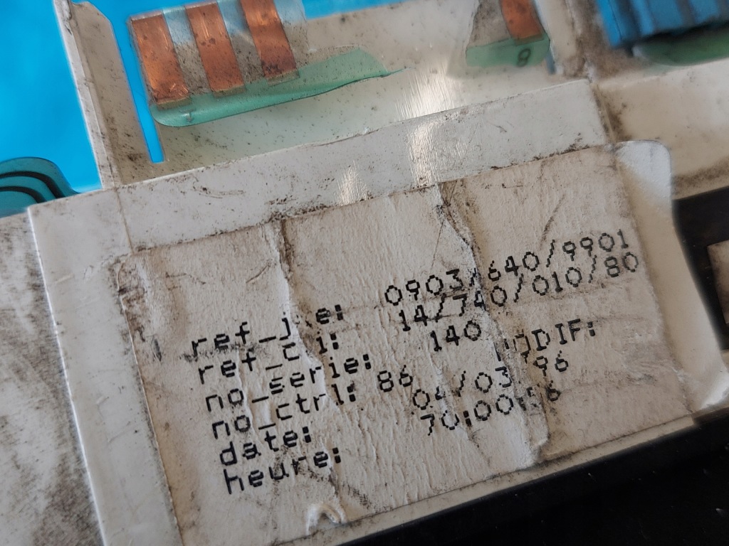 фото №10, Счетчик приборная панель peugeot expert 1.9 d 147400880