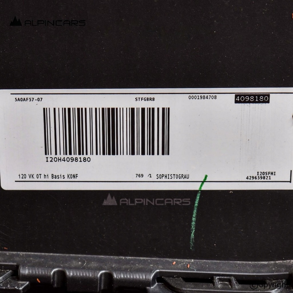 фото №6, Bmw ix i20 basis бампер задняя sophisto grau a90