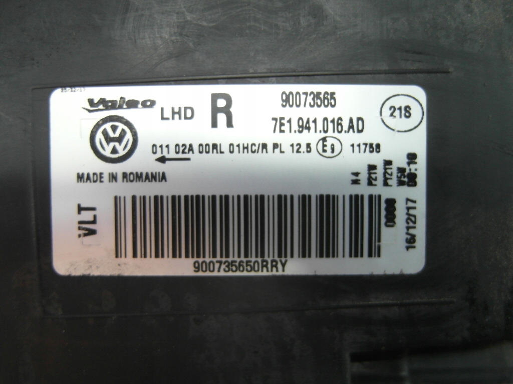 фото №8, Лампа передняя перед правая vw t6 transporter 7e1941016ad nr99