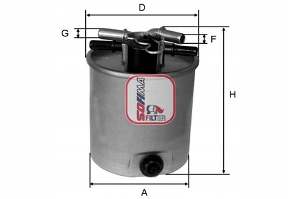 фото №1, Sofima фільтр пального dacia logan logan express loga