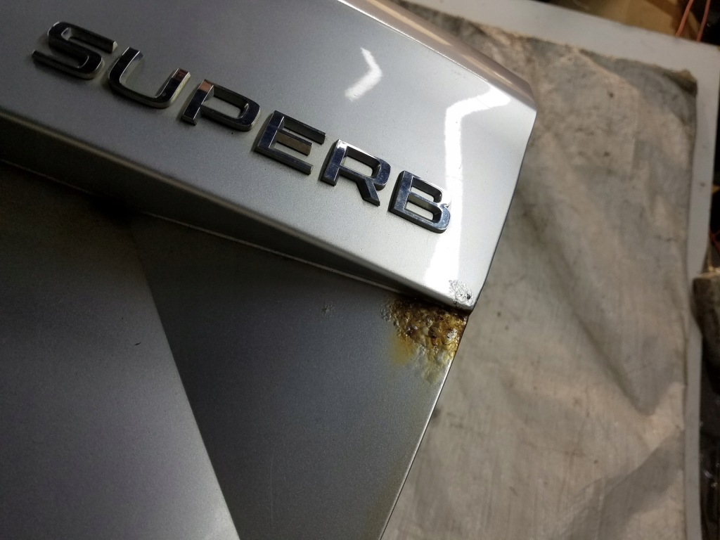 фото №9, Крышка багажника багажника задняя skoda superb ii lift kombi kod la7w