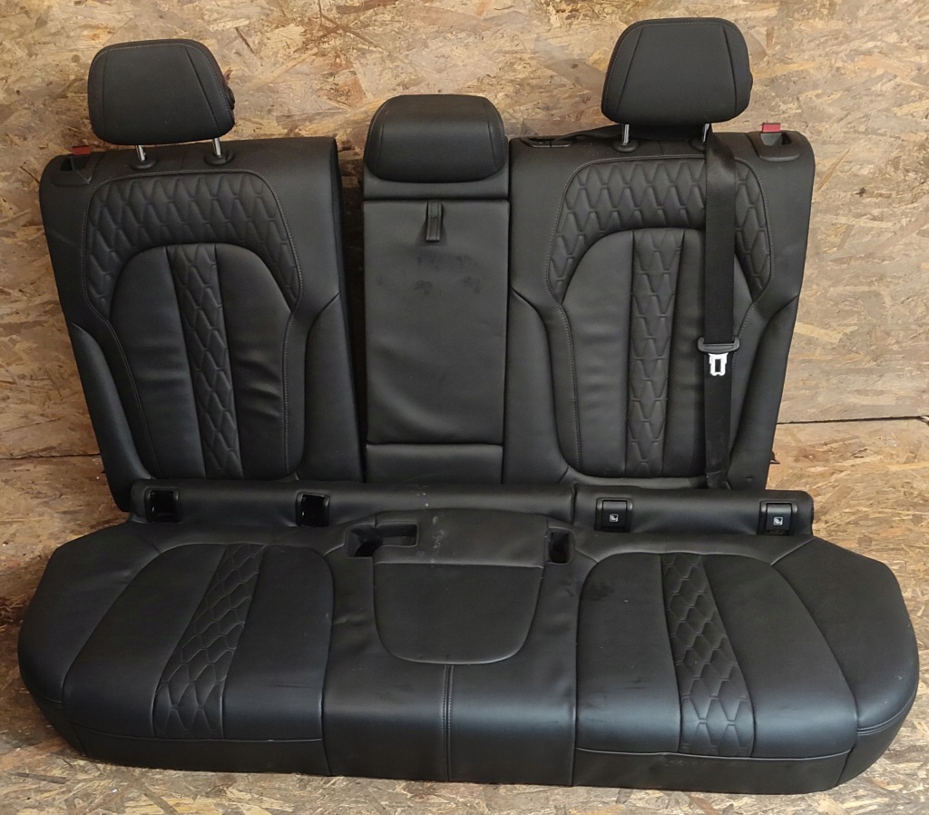 фото №10, Bmw x5 g05 m-pakiet kompletny середина individual сиденья заднее сиденье обивка