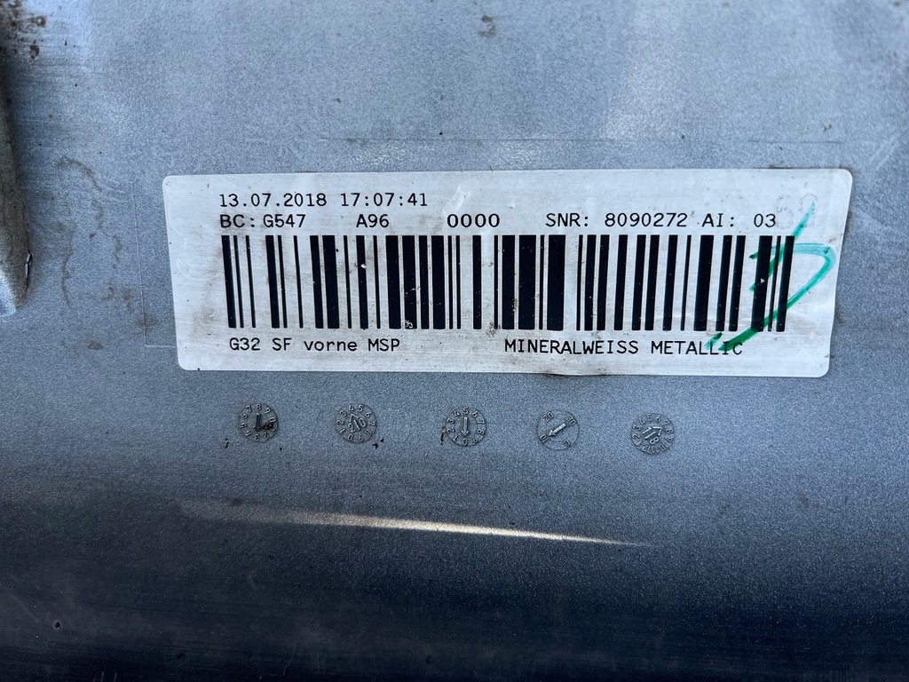 фото №7, Bmw 6 g32 бампер передній 8090272