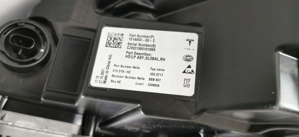 фото №11, Tesla 3 lift full led левый правый фара лампа