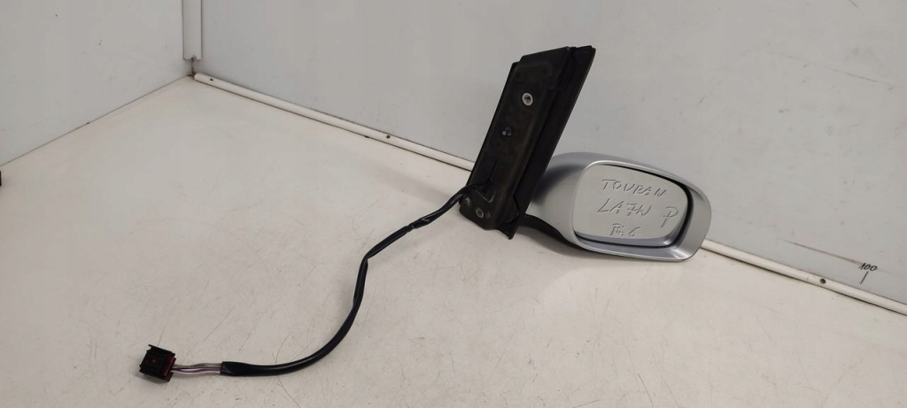 фото №1, Дзеркало праве 6pin la7w vw touran 1,9 tdi