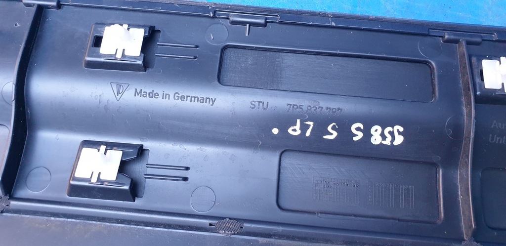 фото №13, 1x молдинг захист накладка пластик двері лівий перед porsche cayenne 7p5 958