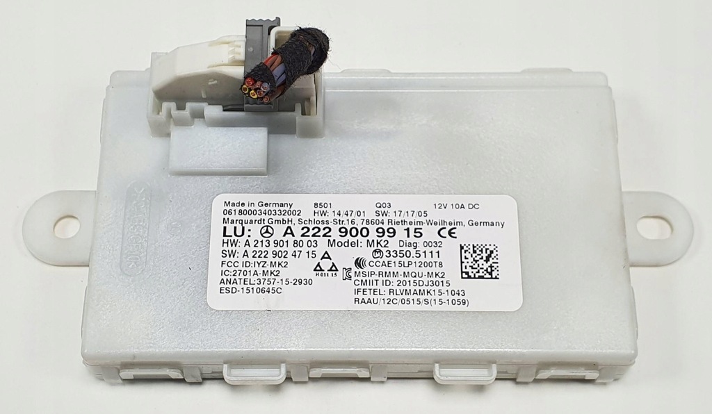 фото №1, Модуль блок управления keyless mercedes w205 a2229009915