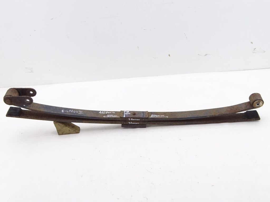 фото №1, Iveco eurocargo 02-15 рессора задняя 2 щетка 7 cm