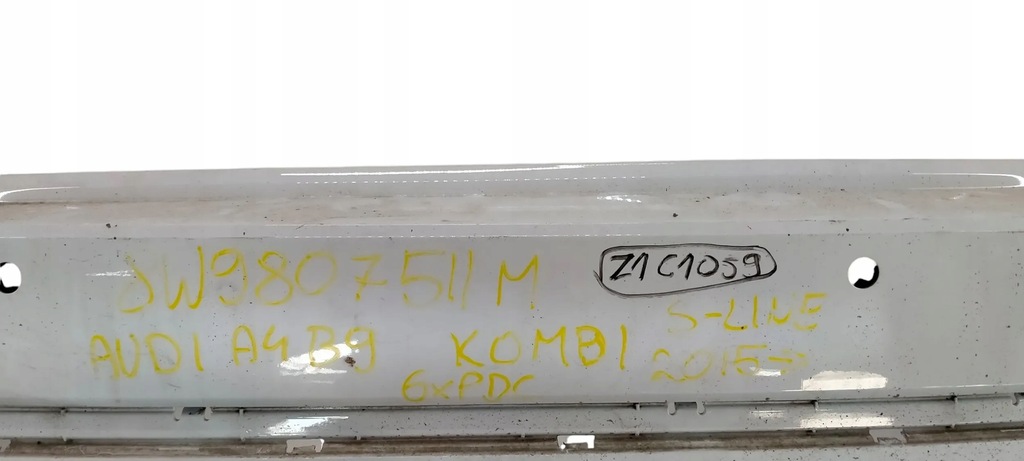 фото №8, 8w9807511m audi a4 s4 b9 kombi s-line 2015- бампер задній