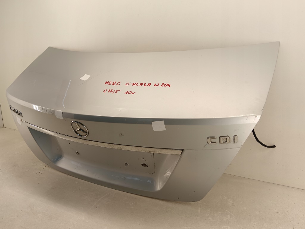 фото №6, Крышка багажника багажника mercedes c-klasa w204 07-11 c77/5