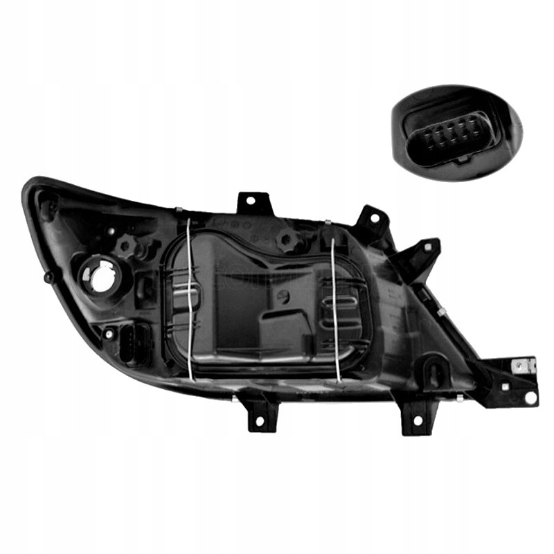 фото №7, Лампа mercedes sprinter 04.00-12.02 фара лівий