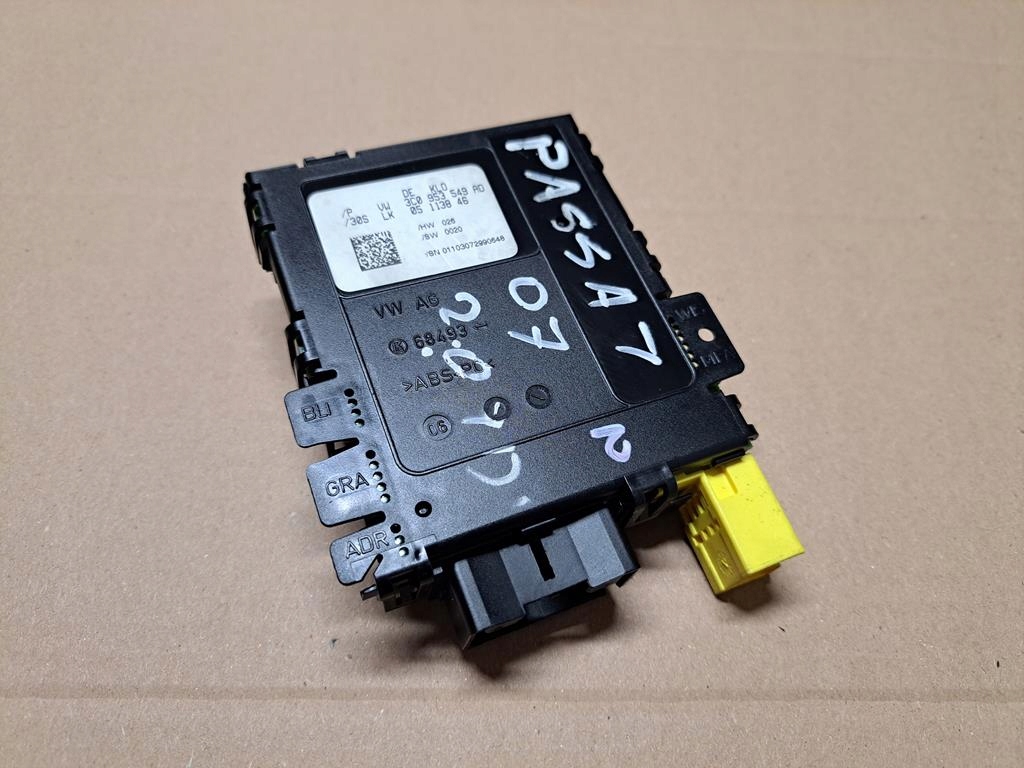 фото №1, Модуль поворота руля vw passat 3c0953549ad