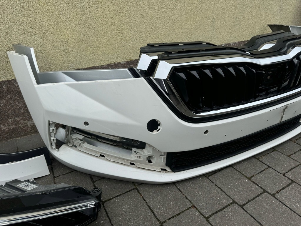 фото №12, Skoda scala 19- бампер лампа права крила лівий правий балка бампера перед