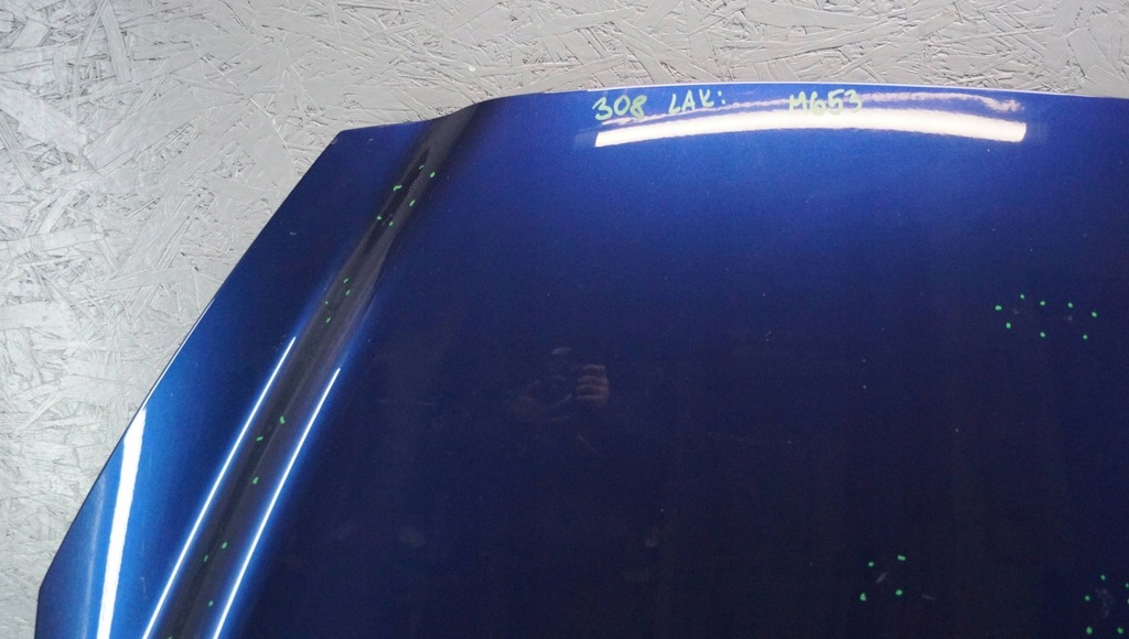 фото №8, Peugeot 308 i t7 капот крышка двигателя m653