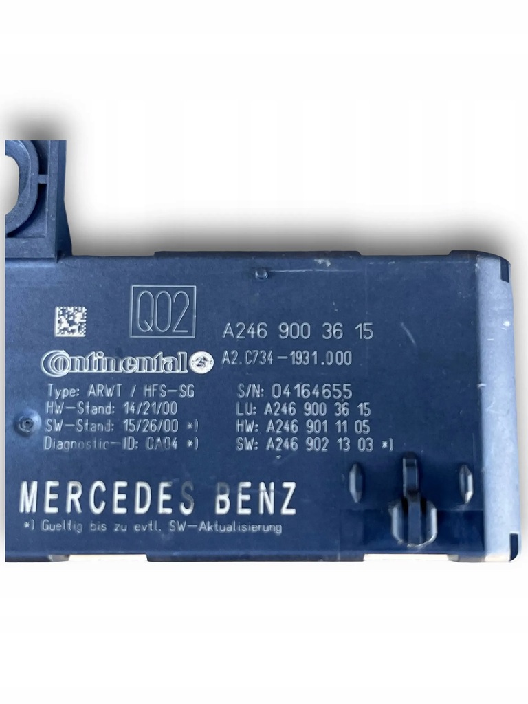 фото №5, Mercedes cla w117 блок керування кришки багажника 2469003615 !m