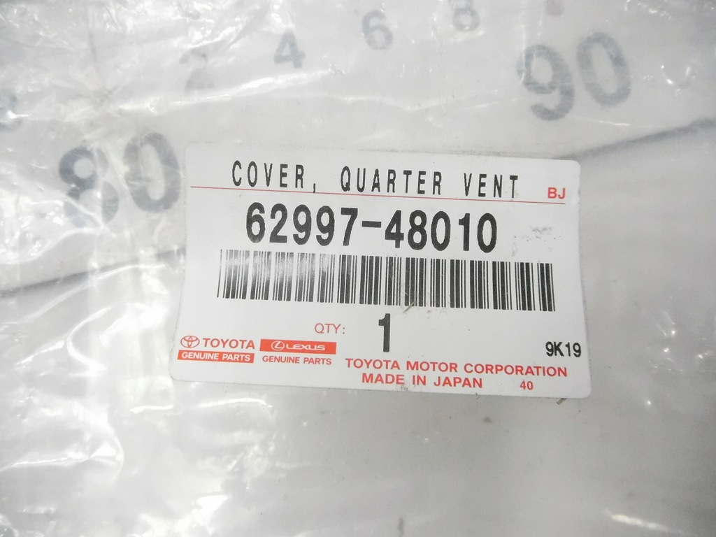 фото №6, Решётка вентиляционная задняя lexus toyota оригинальный номер 62997-48010