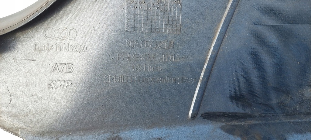 фото №10, Audi q5 s-line fy 80a 2017- спойлер бампера задняя 80a807434b