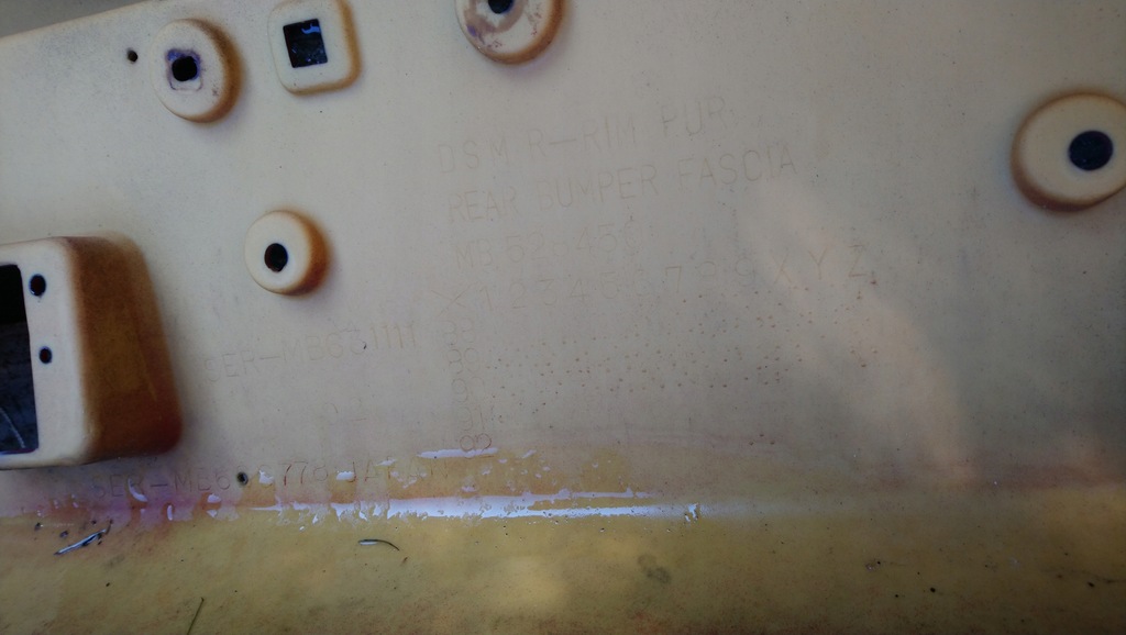 фото №9, Бампер задняя задний mitsubishi eclipse 1g 89-